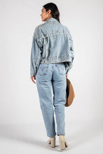 Load image into Gallery viewer, Pearl Denim Jacket