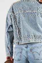 Load image into Gallery viewer, Pearl Denim Jacket