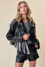 Load image into Gallery viewer, Starlet Fringe Leather Jacket