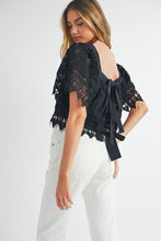 Load image into Gallery viewer, Clara Crochet Lace Top
