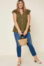 Load image into Gallery viewer, Hazel Ruffle Tiered Top