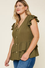 Load image into Gallery viewer, Hazel Ruffle Tiered Top