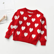 Load image into Gallery viewer, Kids Heart Sweater