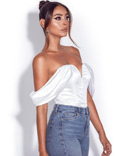 Load image into Gallery viewer, Paige Drape Bodysuit