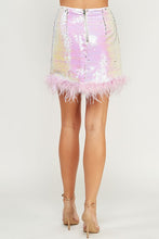 Load image into Gallery viewer, Cher Sequins Mini Skirt