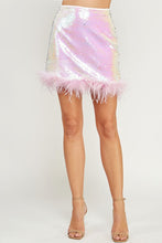 Load image into Gallery viewer, Cher Sequins Mini Skirt