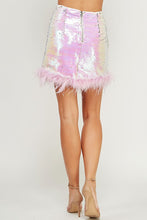 Load image into Gallery viewer, Cher Sequins Mini Skirt