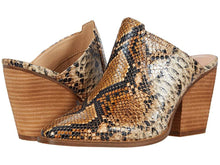 Load image into Gallery viewer, Snake Skin Mule Shoe