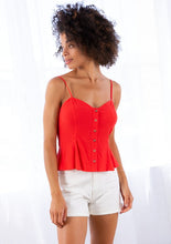 Load image into Gallery viewer, Betty Button Front Cami