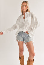 Load image into Gallery viewer, White Button Down Blouse
