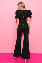 Load image into Gallery viewer, Laney Black Denim Jumpsuit
