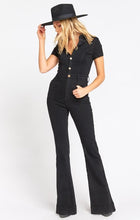 Load image into Gallery viewer, Reba Denim Flared Jumpsuit
