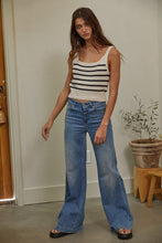 Load image into Gallery viewer, Stella Stripe Crop Top
