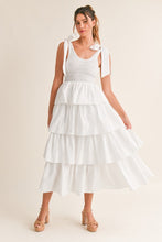 Load image into Gallery viewer, Elsie Ruffled Tie Shoulder Midi Dress
