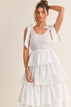 Load image into Gallery viewer, Elsie Ruffled Tie Shoulder Midi Dress
