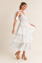 Load image into Gallery viewer, Elsie Ruffled Tie Shoulder Midi Dress
