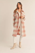 Load image into Gallery viewer, Blush Plaid Long Shacked
