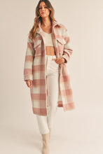 Load image into Gallery viewer, Blush Plaid Long Shacked
