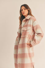 Load image into Gallery viewer, Blush Plaid Long Shacked
