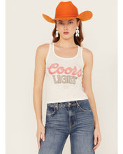 Load image into Gallery viewer, Coors Light Ribbed Rhinestone Tee
