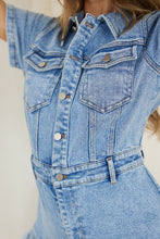 Load image into Gallery viewer, Wendy Denim Romper
