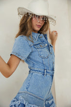 Load image into Gallery viewer, Wendy Denim Romper
