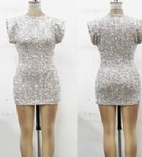 Load image into Gallery viewer, Reha Sequins Mini Dress
