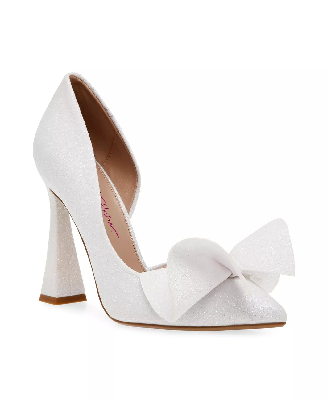 Nobble White Betsey Johnson Heel