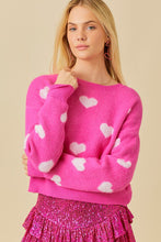 Load image into Gallery viewer, Valentine Heart Sweater
