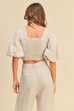 Load image into Gallery viewer, Morgan Linen Crop Top &amp; Pants
