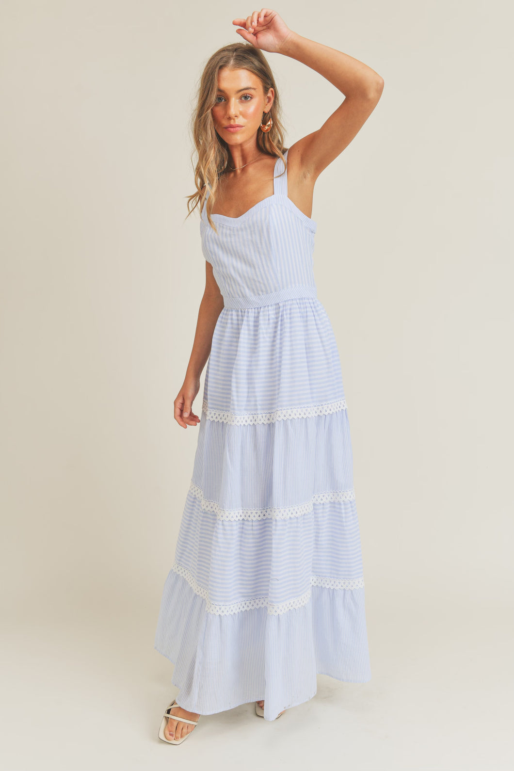 Sawyer Striped Maxi Dress