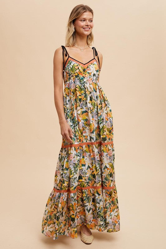 Fiona Floral Maxi