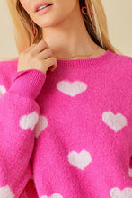 Load image into Gallery viewer, Valentine Heart Sweater
