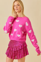 Load image into Gallery viewer, Valentine Heart Sweater
