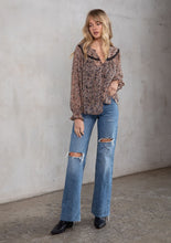 Load image into Gallery viewer, Petaluma Paisley Peasant Top
