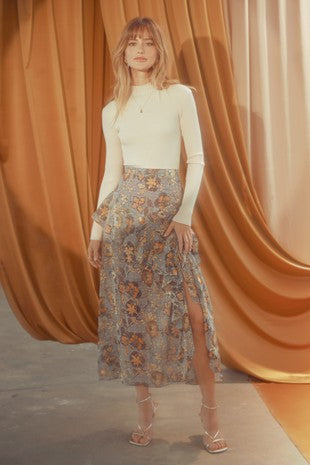 Goldie Floral Skirt