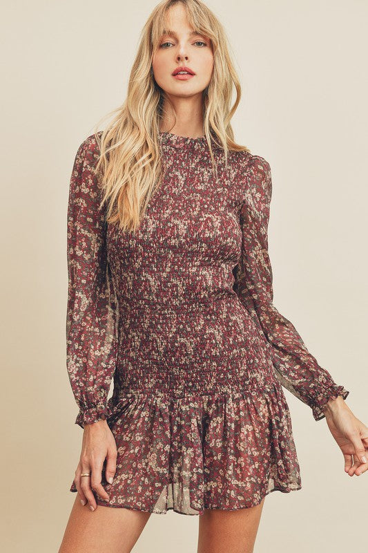 Fiona Floral Mini Dress