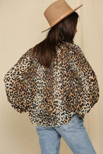 Load image into Gallery viewer, Cheryl Leopard Blouse
