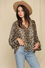 Load image into Gallery viewer, Cheryl Leopard Blouse
