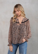 Load image into Gallery viewer, Petaluma Paisley Peasant Top
