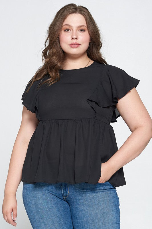 Chrissy Black Blouse