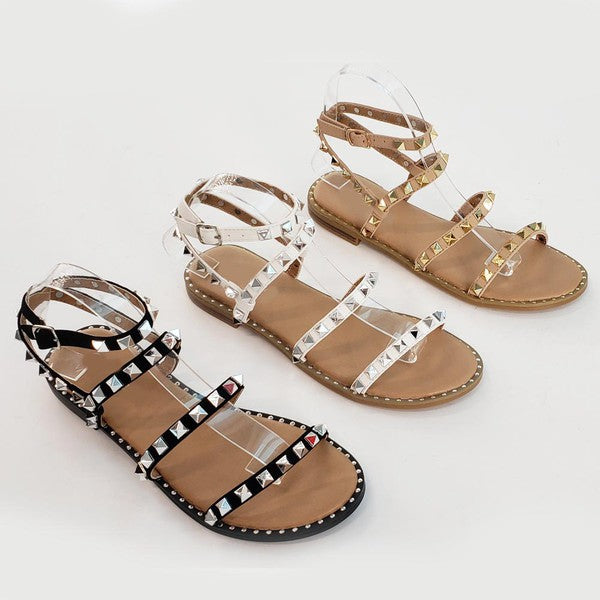 Studded Strappy Sandal