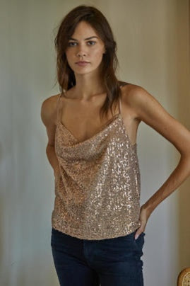 Lets Shimmy Sequins Cami