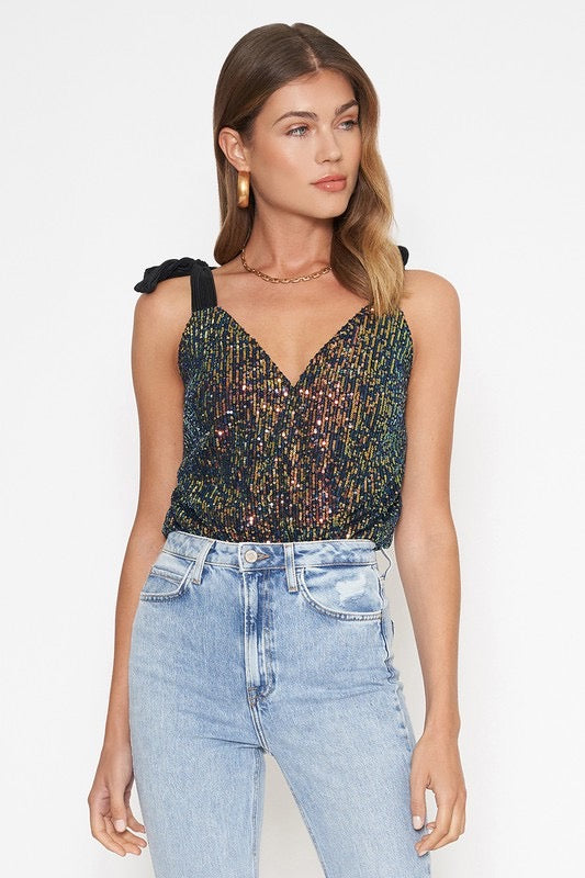 Ivette Sequins Bodysuit