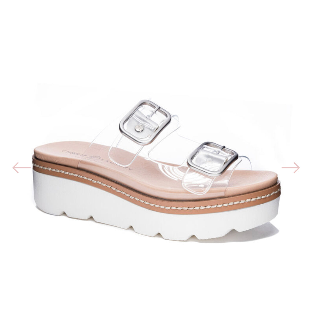 Surfs Up Clear Sandal