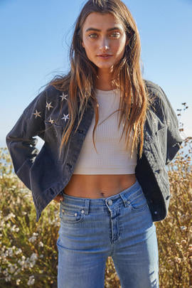 Libby Charcoal Jean Jacket