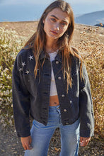 Load image into Gallery viewer, Libby Charcoal Jean Jacket
