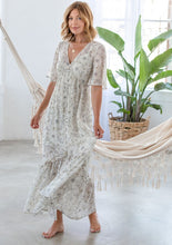 Load image into Gallery viewer, Flutter Sleeve Maxi Dress
