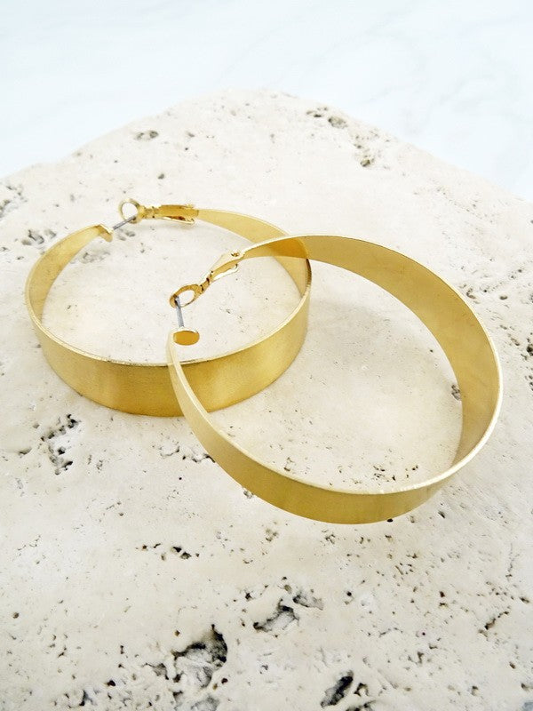 Gold Hoop Earrings