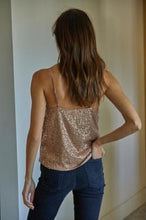 Load image into Gallery viewer, Lets Shimmy Sequins Cami
